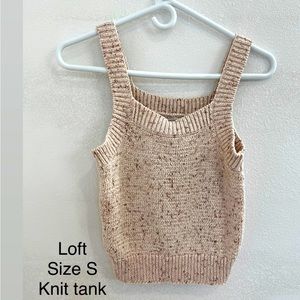 Knit/crochet sweater tank